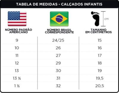 Tabela De Tamanhos De T Nis Sapatos E Cal Ados Em Geral Usa Uk Br